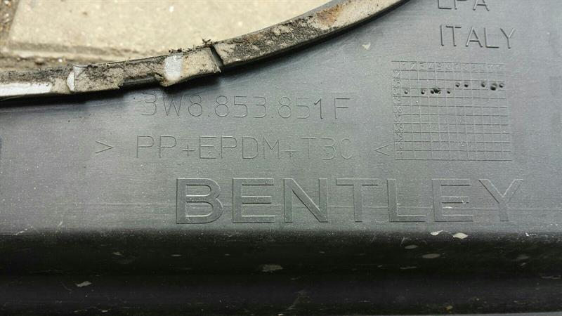 Bentley Continental GT left side skirt 3W8853851E side sills left