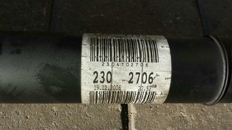 Mercedes SL R230 Propelled A2304103406 Gimbal Shaft 7G-Tronic M273