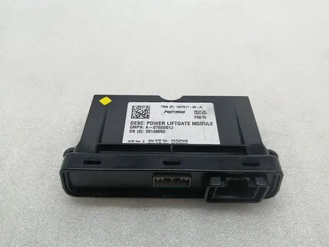 Tesla Model S 70 Tailgate Boat Lid Module 1007511-00-A Control Unit Tailgate
