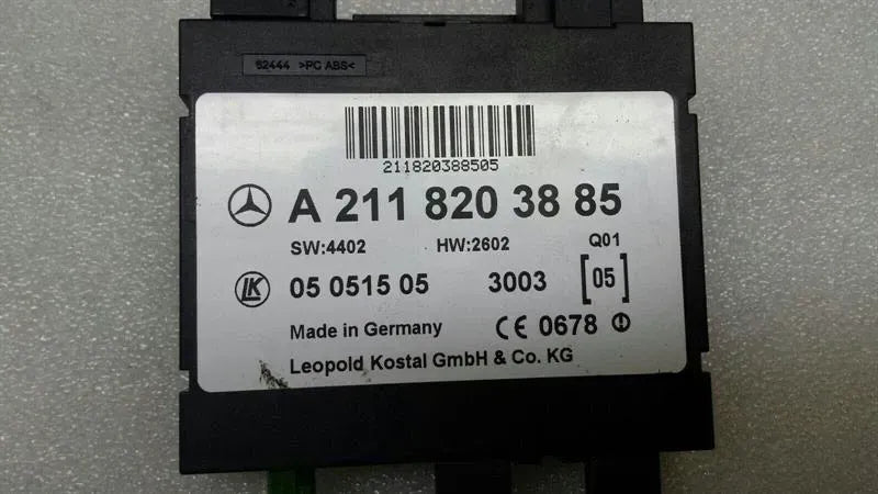 Mercedes E Class W211 Keyless Go Module A2118203885 Keyless Go Control Unit