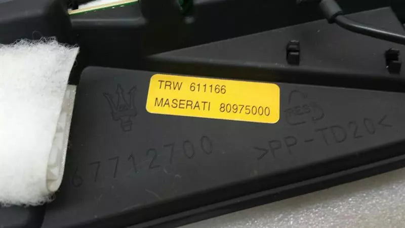 Maserati Granturismo Switch Block 80975000 Switch Block SMC STRADALE 2010 V8