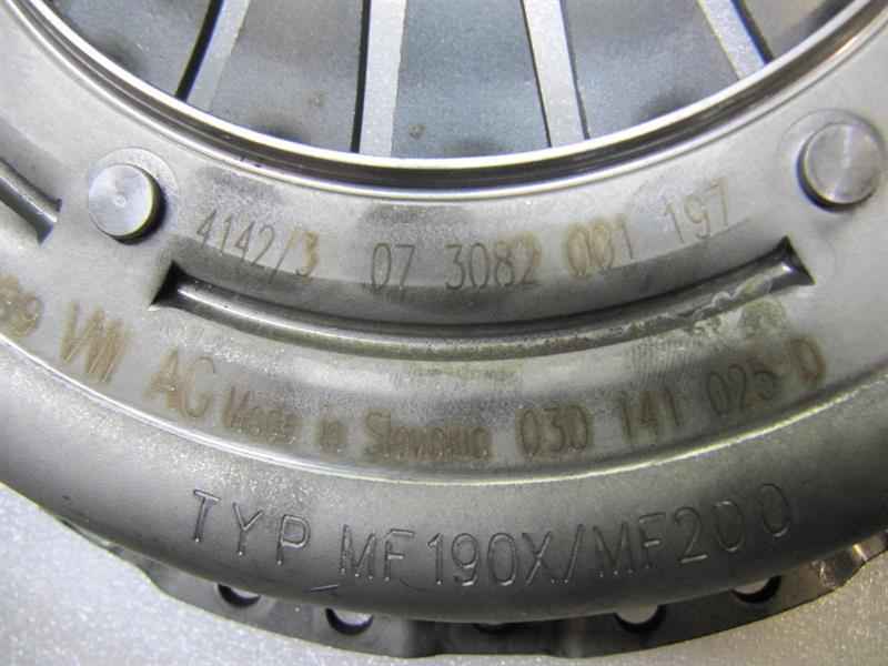 VW Lupo 1.2 2012 Flywheel + Clutch 04C105269B 03D141031D 03D141025D ZMS flywheel