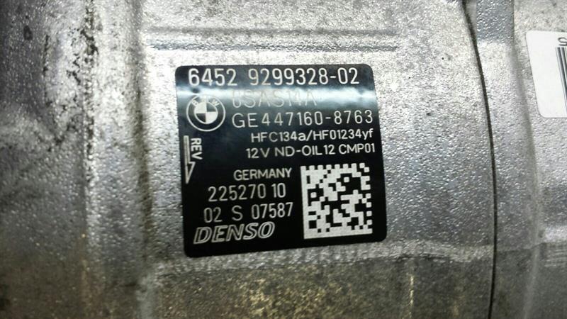 BMW 1 Series F21 F20 Air Conditioning Compressor 9299328 A/C Compressor B37D15A