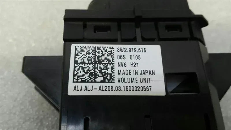 Audi A4 8W RHD Volume Switch 8W2919616 Right Hand Drive