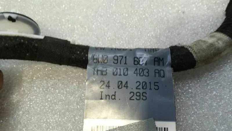 Audi A4 8W rear left door wiring 8W0971687AM door wiring harness rear left
