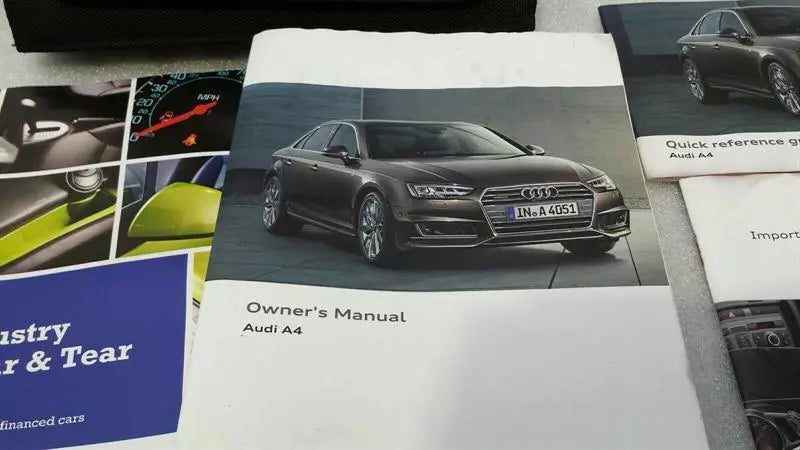 Audi A4 8W Manual Service Booklet Car Maintenance Manual