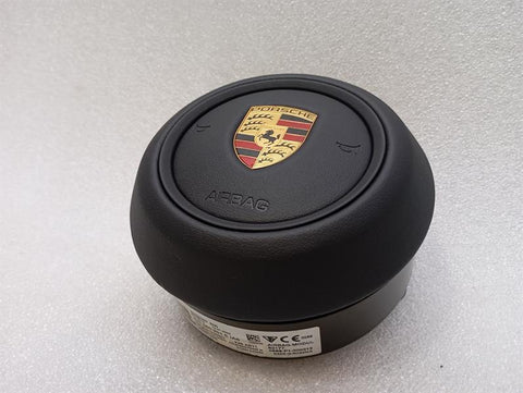 Porsche Taycan 9J Module 9J1880201E Steering Wheel Module LEATHER