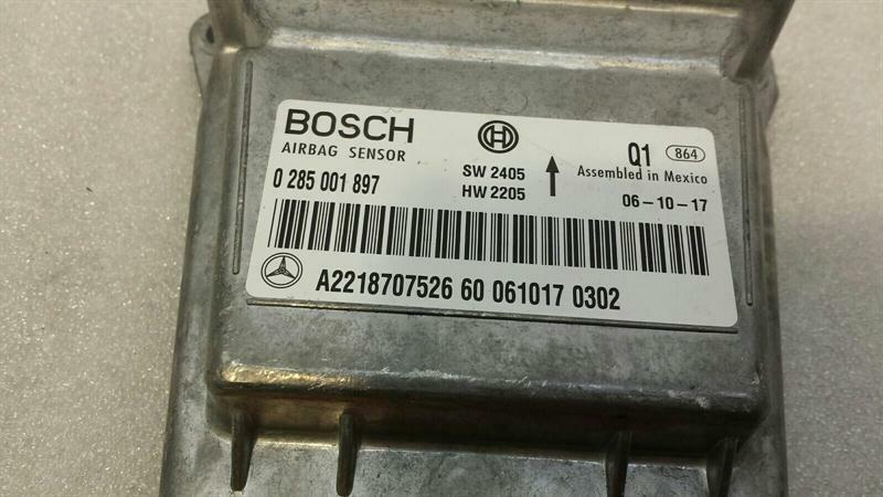 Mercedes S-Class W221 Safety Module ECU A2218707526 Air Control Unit SRS