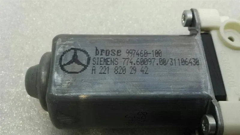 Mercedes S-Class W221 RLH Door Window Motor A2218202942 Window Regulator Motor
