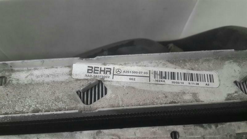Mercedes R Class W251 diesel radiator pack A2515000703 radiator package R350 R300 CDI
