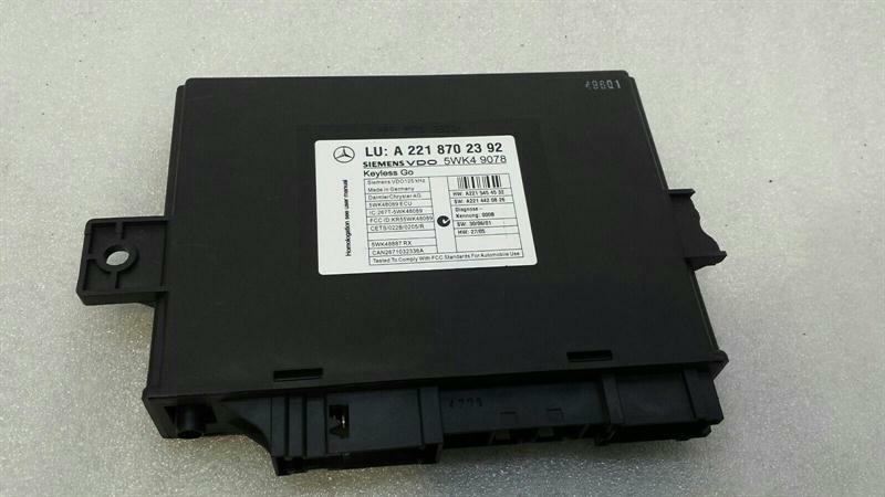 Mercedes W216 W221 Keyless Go module A2218702392 Keyless Go ECU