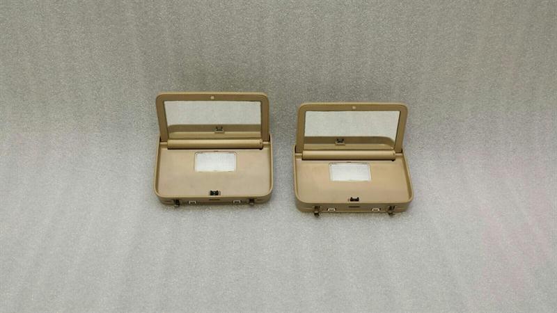 MERCEDES S-CLASS W221 MAKE UP MIRRORS SET A2218101817 CEILING LIGHT MIRROR SET
