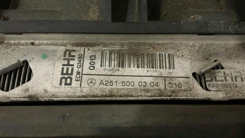 Mercedes R Class W251 Radiator Pack A2515000103 Radiator Package R320 CDI DIESEL V6
