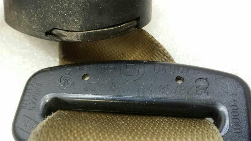 Mercedes R Class W251 FRH Seatbelt A2518606485 Seat Belt Strap Front Right