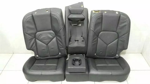 Porsche Cayenne 958 92A rear seat leather rear seat leather set black