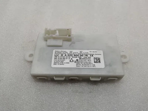 MERCEDES S-CLASS W222 ELECTRONIC MODULE KEYLESS-GO A2229000016 ECU