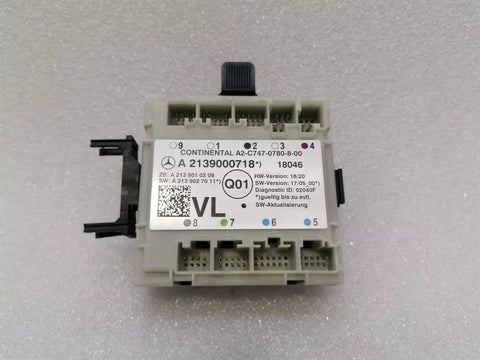 Mercedes S-Class W222 Front Left DOOR Electronic Module A2139000718 Control Unit