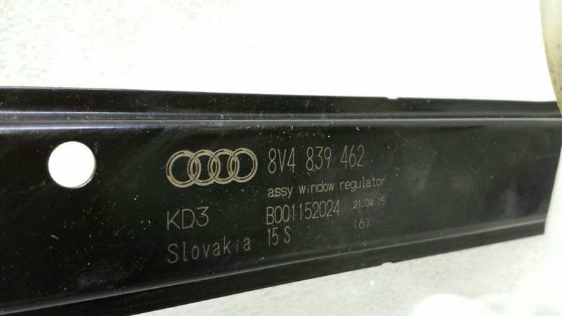 Audi RS3 8V Right Rear Door Winder 8V4839462 Rear Right Window