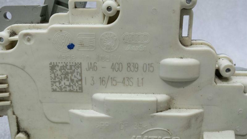 Audi RS3 8V door lock rear left 4Q0839015 door lock rear left VW ŠKODA SEAT