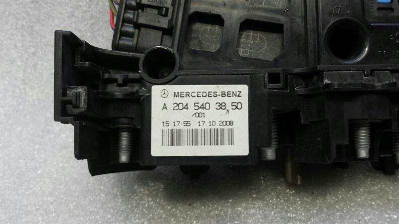 Mercedes C Class W204 Fuse Box A2045403850 Fuse Box Relay Relay