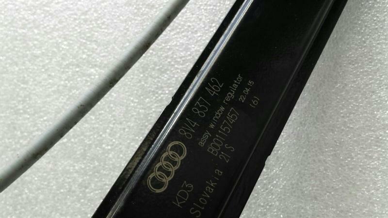 Audi RS3 8V Right Front Door Winder 8V4837462 Front Right Window