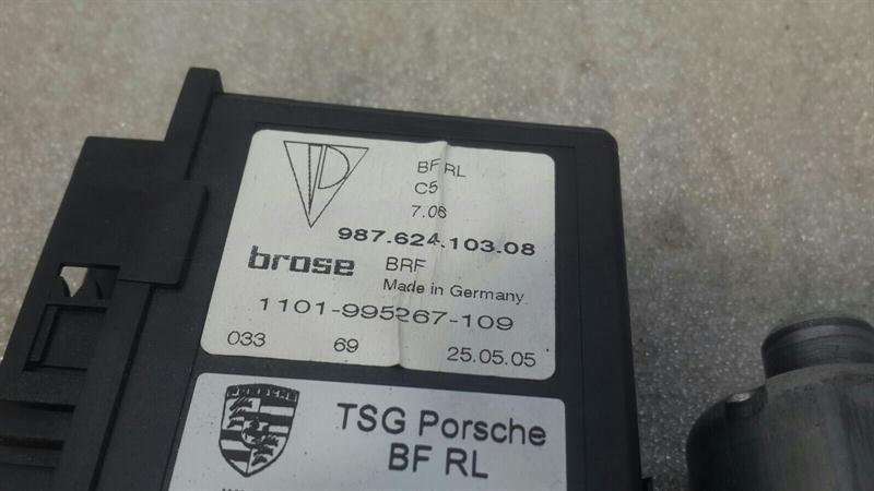 Porsche Boxster 987 RHD Left Door Window Engine 98762410308 Right Handlebar