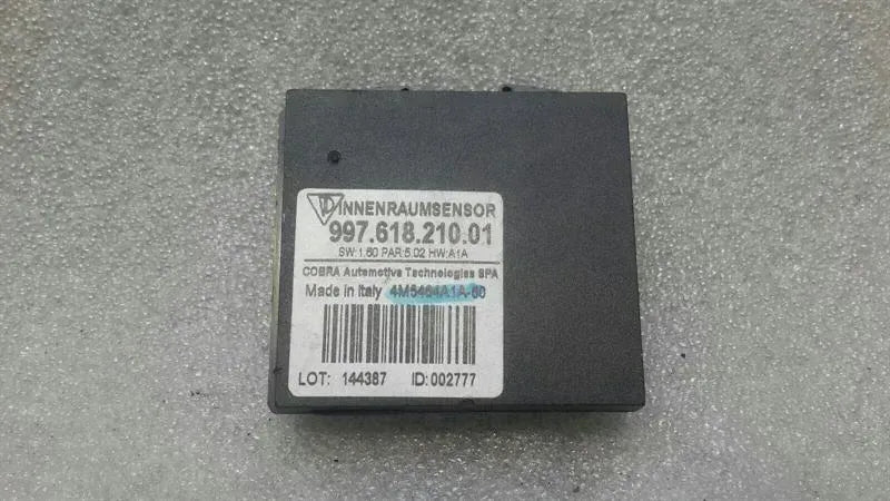 Porsche Boxster 987 Interior Monitoring Sensor 99761821001 Interior Sensor 997
