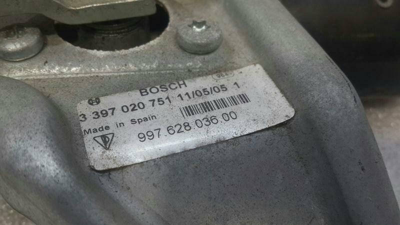 Porsche Boxster 987 997 rhd front Wiper engine 99762803600 right handlebar