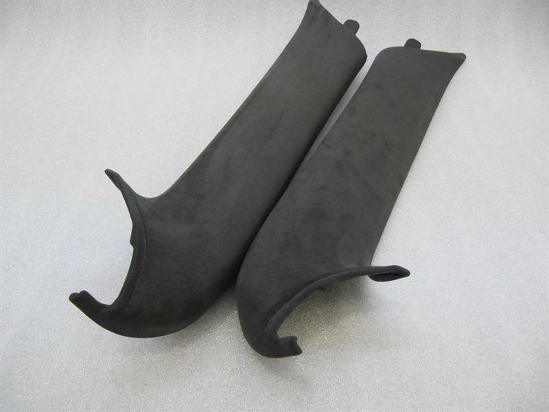 PORSCHE BOXSTER 987 ALCANTARA A-POST COVER SET 98755518103 EXCLUSIVE PILLAR SET