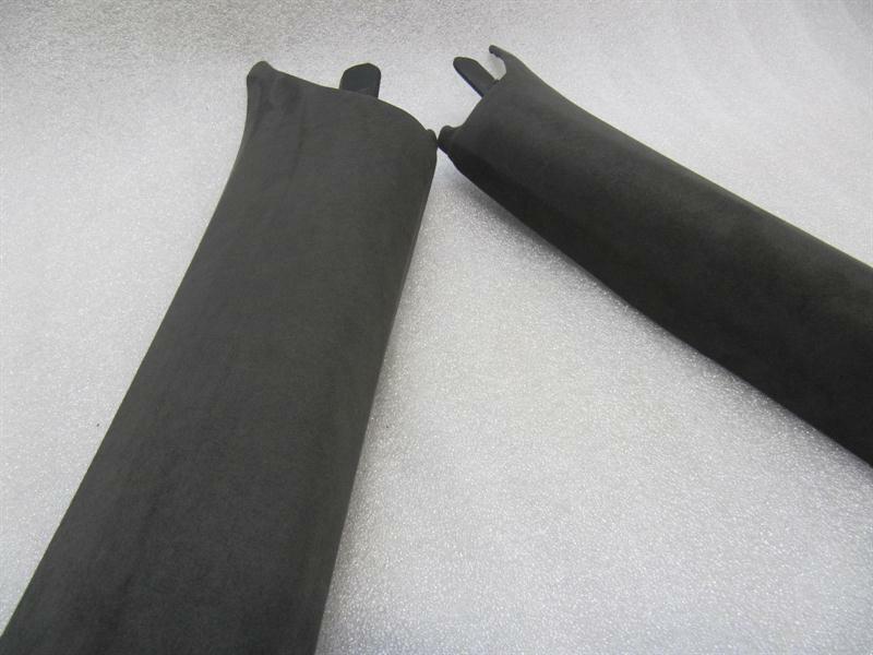 PORSCHE BOXSTER 987 ALCANTARA A-POST COVER SET 98755518103 EXCLUSIVE PILLAR SET