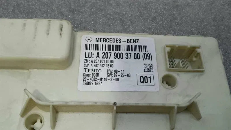 Mercedes E Class W207 Window Module A2079003700 Control Unit Window Regulator