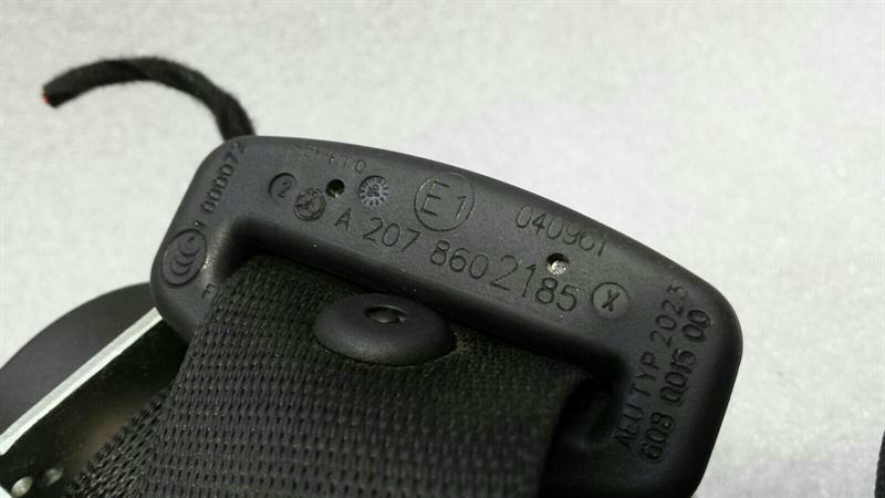 Mercedes E Class W207 rear seat belt A2078602185 seat belt rear belt