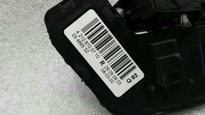 Mercedes W207 right seat switch A2128700710 switch seat adjustment right