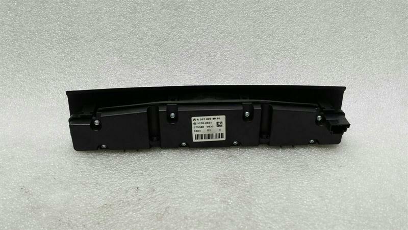 Mercedes E Class W207 Seat Heating PDC Switch A2078204010 Switch
