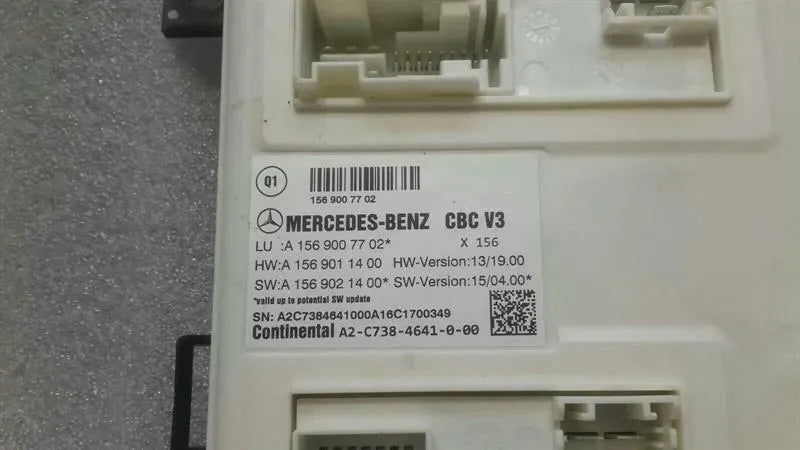 Mercedes A Class W176 Electronic Module A1569007702 ECU SAM BCM
