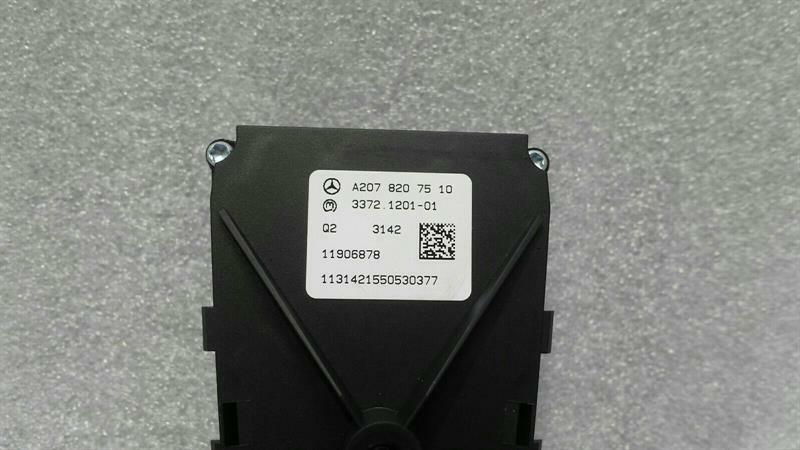 Mercedes SLK R172 Convertible Roof Switch A2078207510 Canopy Switch