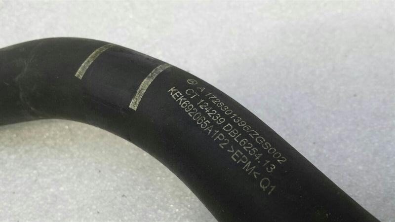 Mercedes SLK R172 cooling pipe A1728301396 cooling water hose hose