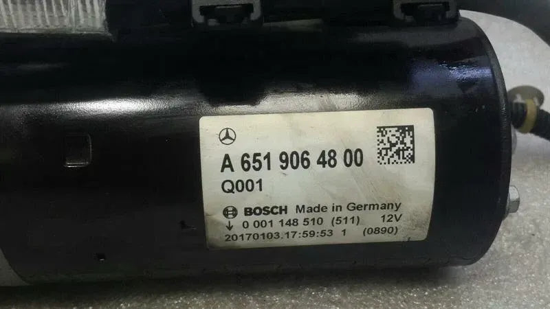 Mercedes C W205 Starter Engine A6519064800 Starter OM651 Wiring Harness