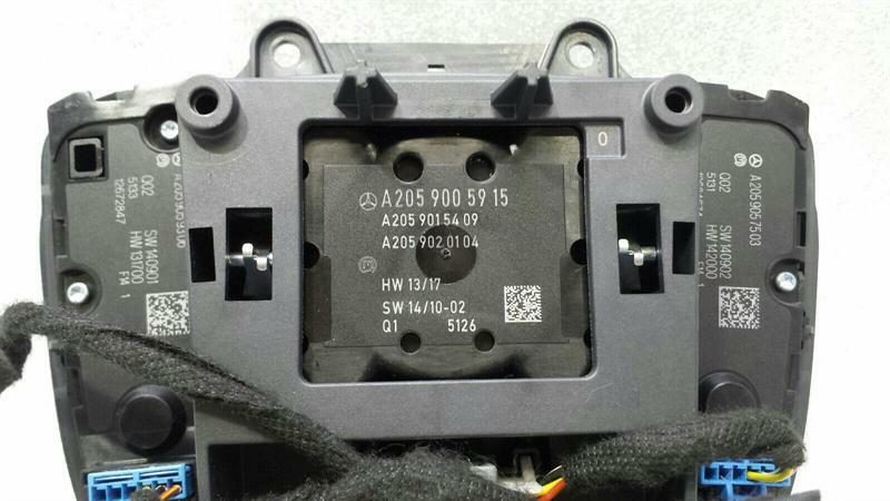 Mercedes C Class W205 Controller Switch A2059005915 Sat Nav Switch Complete