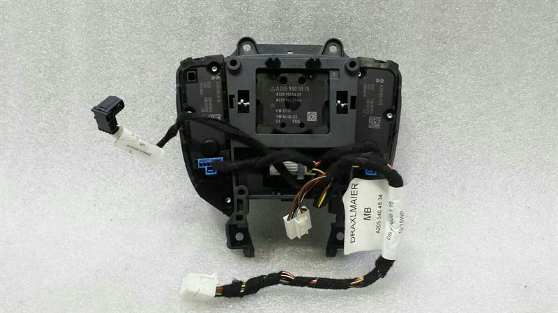 Mercedes C Class W205 Controller Switch A2059005915 Sat Nav Switch Complete