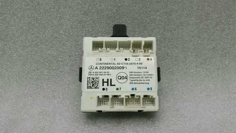 Mercedes C Class W205 Rear Left Door Module A2229002009 Door Control Module