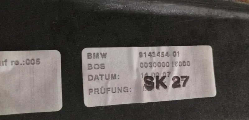 BMW 7 series E65 parcel shelf 7157057 parcel shelf roller blind set shade rear
