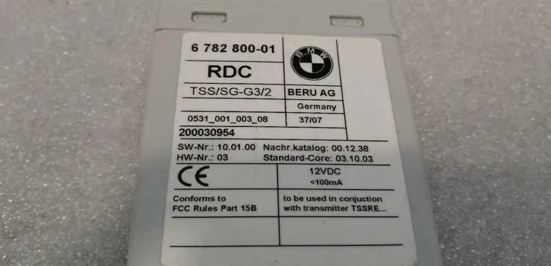 BMW 7 series E65 X5 E70 Tyre pressure module 6782800 control unit RDC