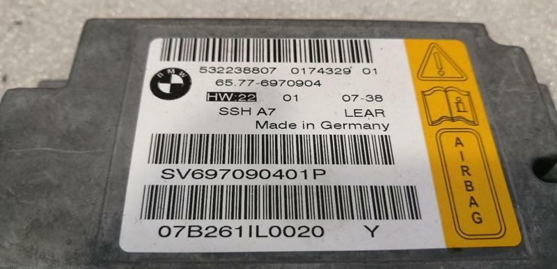 BMW 7 series E65 safety modules ECU set 6970889 air control unit SRS set