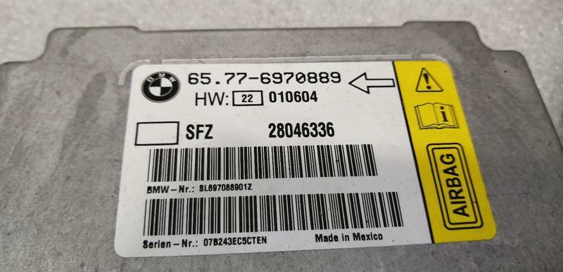 BMW 7 series E65 safety modules ECU set 6970889 air control unit SRS set