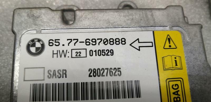 BMW 7 series E65 safety modules ECU set 6970889 air control unit SRS set