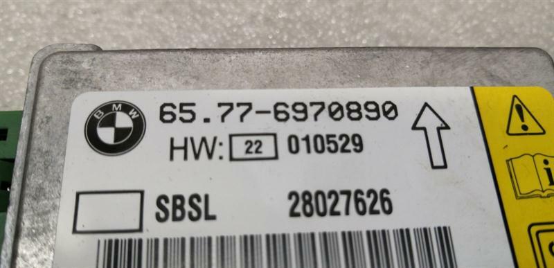 BMW 7 series E65 safety modules ECU set 6970889 air control unit SRS set