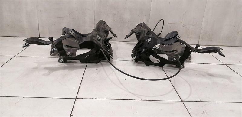 BMW 7 series E65 headlight bracket 7022967 lock carrier front mask
