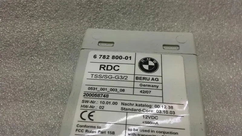 BMW 7 series E65 tyre pressure module RDC 6782800 tyre pressure control unit