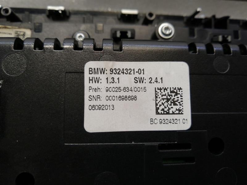 BMW 5 Series F10 Car Climate Control 9324321 Climate Control Panel A/C